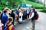 Auvergne : répétition improvisée sur la route de Pont-du-Chäteau avril (...)